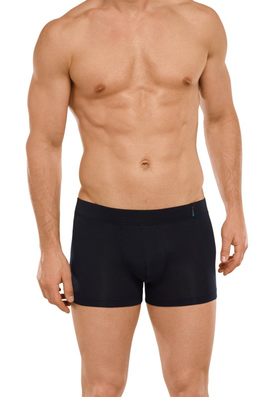 Schiesser Long Life Soft - short zwart (blueblack)