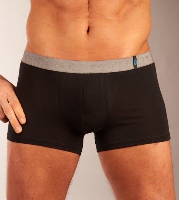 Schiesser 95/5 short kort 2-pack zwart