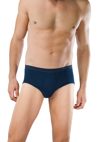 Schiesser Original Feinripp sportslip - navy